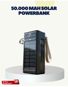 LED Illuminated Solar Panel Powerbank For Travel and Camping