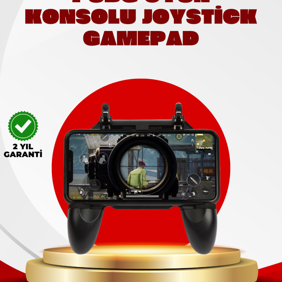PUBG Mobile Compatible Joystick and Finger Trigger Game Gamepad