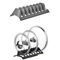 8 Compartment Pot Lid Rack - Simple Plate Rack - Lid Organizer 8 Compartment Pot Lid Rack - Simple Plate Rack - Lid Organizer
