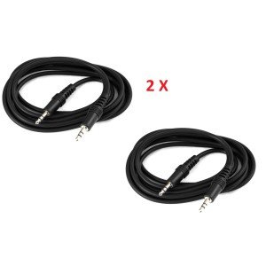 2 Aux Cables 100 cm