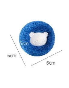 2 Washable Sponge Balls for Washing Machine and Feather Collector for Pets 2 Washable Sponge Balls for Washing Machine and Feather Collector for Pets