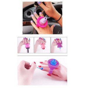 2 Nail Polish Holders