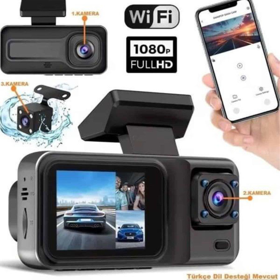 2 Inch In-Car Camera Screen 1080P Full HD Quality Memory Card Supported 2 Inch In-Car Camera Screen 1080P Full HD Quality Memory Card Supported