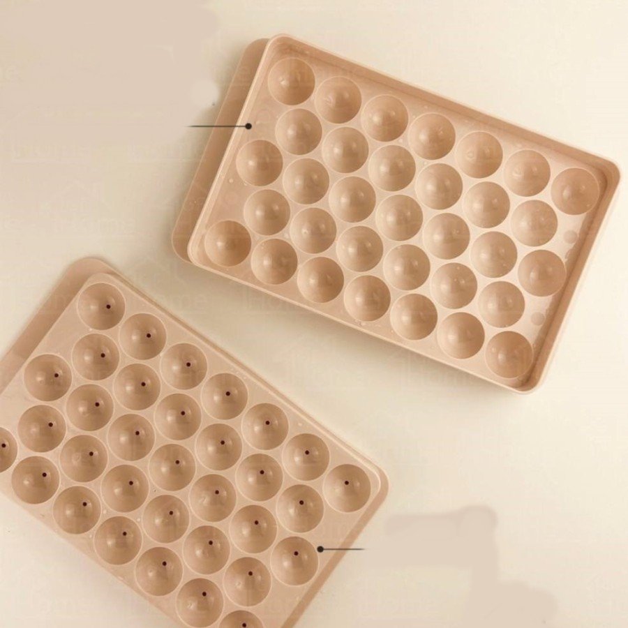 2-Piece Ice Tray 33 Compartments Crystal Ball Ice Tray - Mini Round Ice Tray