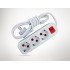 Switched Triple Grounded Group Socket with 2 m Cable