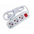 Switched Triple Grounded Group Socket with 2 m Cable