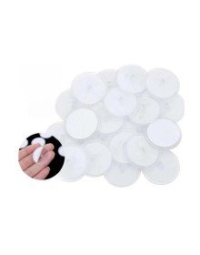 20 Pieces Transparent Round 3 Cm Diameter Strong Disc Adhesives