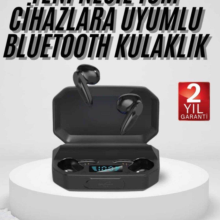 In-Ear Bluetooth Headset RGB Light Dual Microphone iOS/Android Compatible BT 5.2