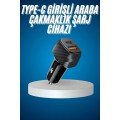 In-Vehicle Fast Charging Socket 38W Auto Cigarette Lighter Type-C Car Cigarette Lighter
