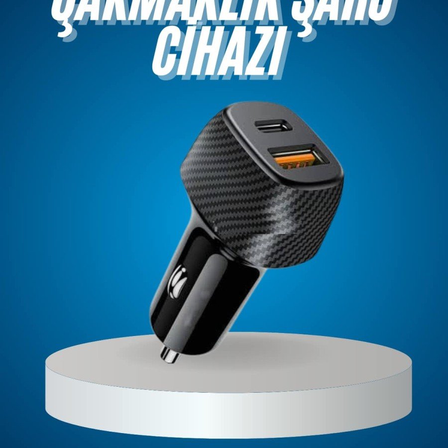 In-Vehicle Fast Charging Socket 38W Auto Cigarette Lighter Type-C Car Cigarette Lighter
