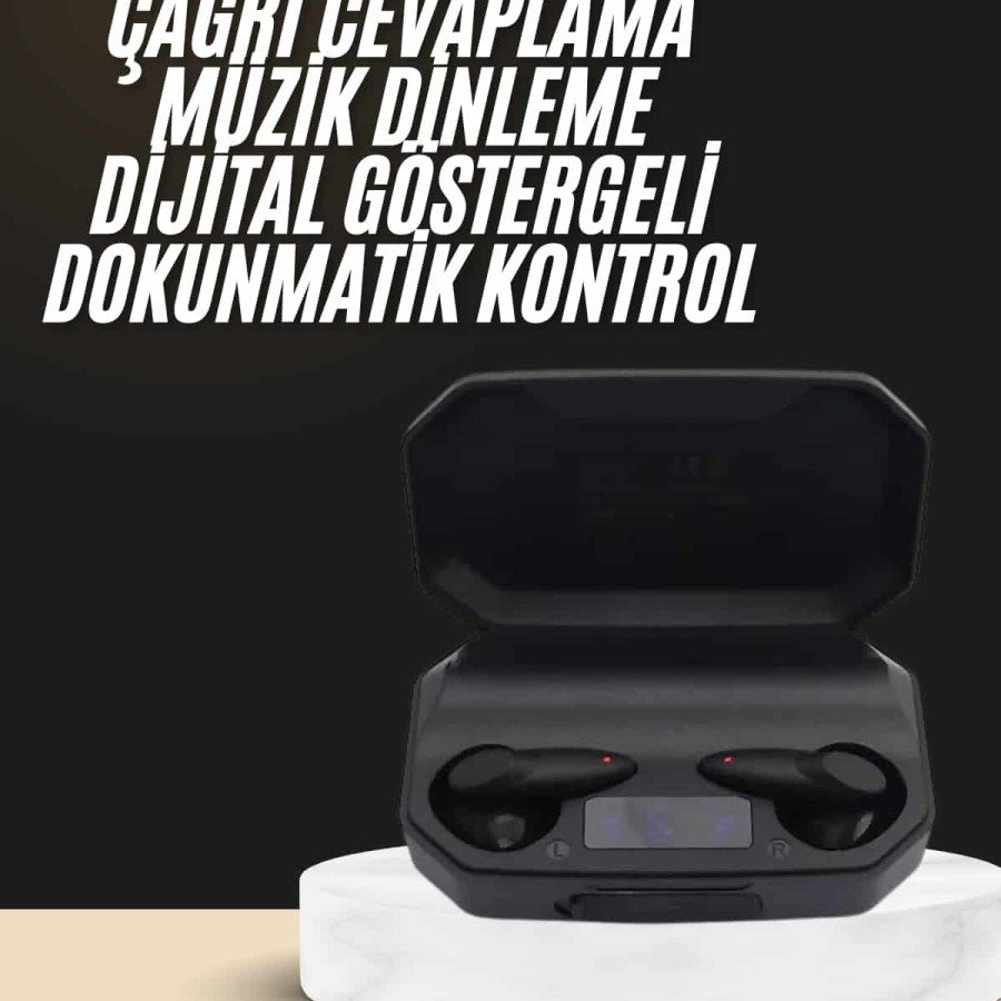 In-Ear Bluetooth Headset RGB Light Dual Microphone iOS/Android Compatible BT 5.2