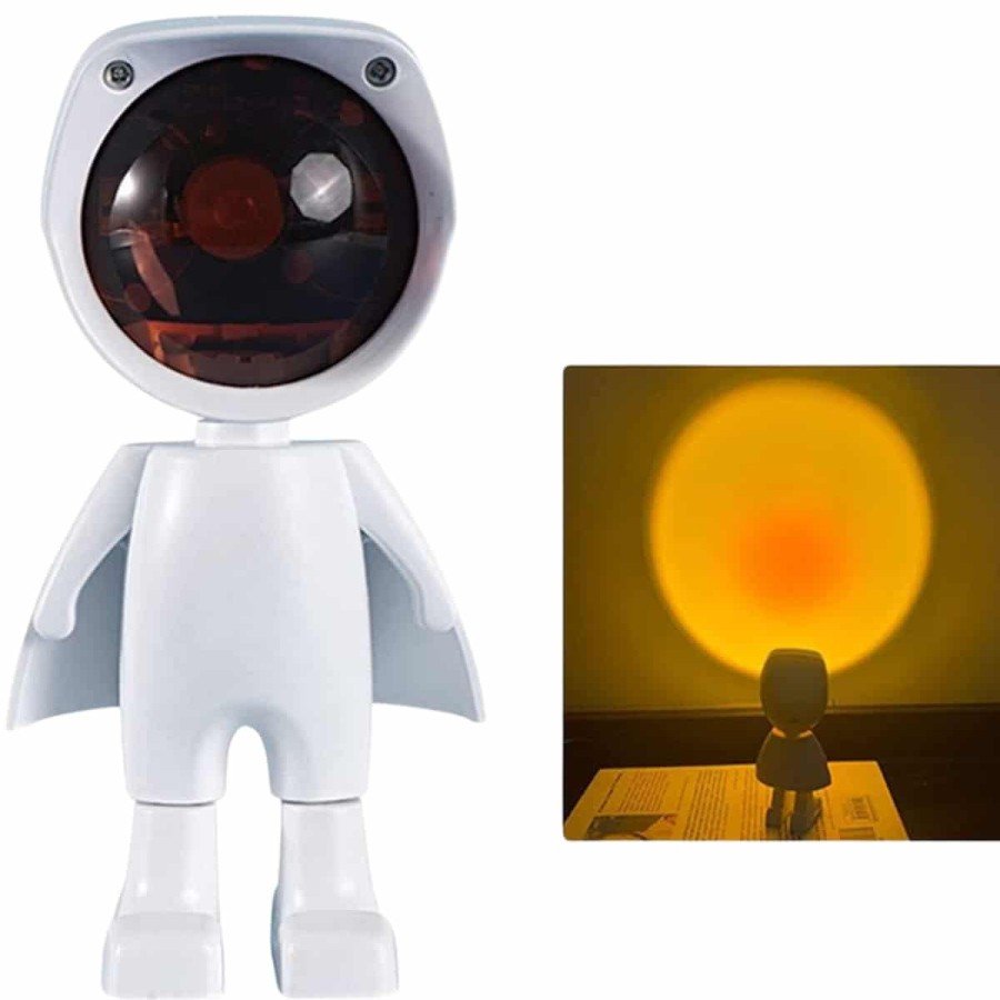 Projection Solar Lamp Astronaut Sunset Projector with LED Light