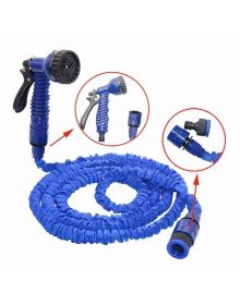 22.5 Meter Extended Garden Irrigation Car Wash Hose 7 Stage Nozzle Gun