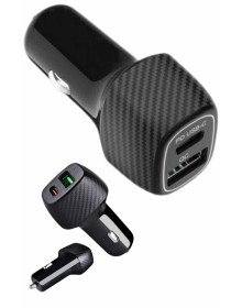 In-Vehicle Fast Charging Socket 38W Auto Cigarette Lighter Type-C Car Cigarette Lighter