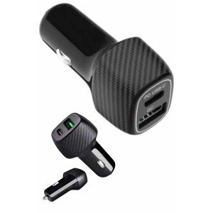 In-Vehicle Fast Charging Socket 38W Auto Cigarette Lighter Type-C Car Cigarette Lighter