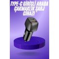 38W USB Type-C Port Car Cigarette Lighter In-Vehicle Fast Charging Cigarette Lighter Charger