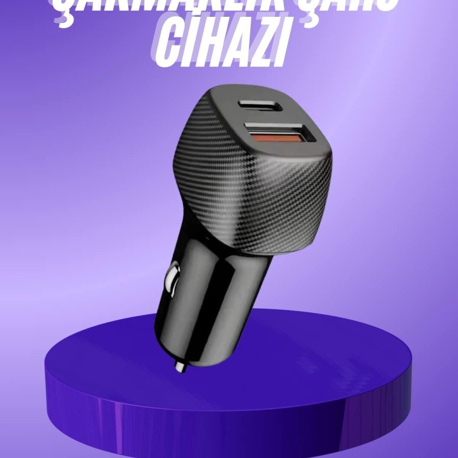 38W USB Type-C Port Car Cigarette Lighter In-Vehicle Fast Charging Cigarette Lighter Charger