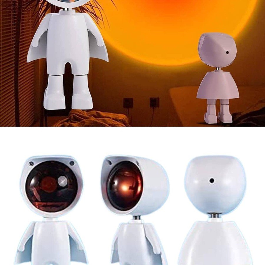 Astronaut Light Projector Rainbow Projection Night Lamp Gift