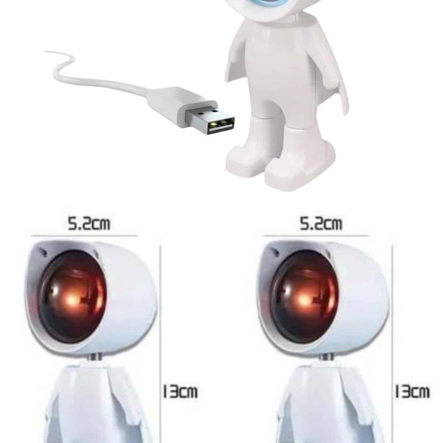 Astronaut Light Projector Rainbow Projection Night Lamp Gift