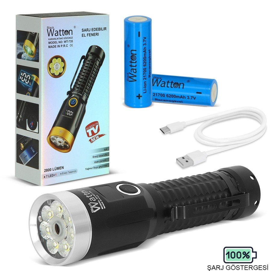 2800 LUMENS SPECIAL SERIES GREEN LASER FEATURED MAGNETIC WATTON WT-735