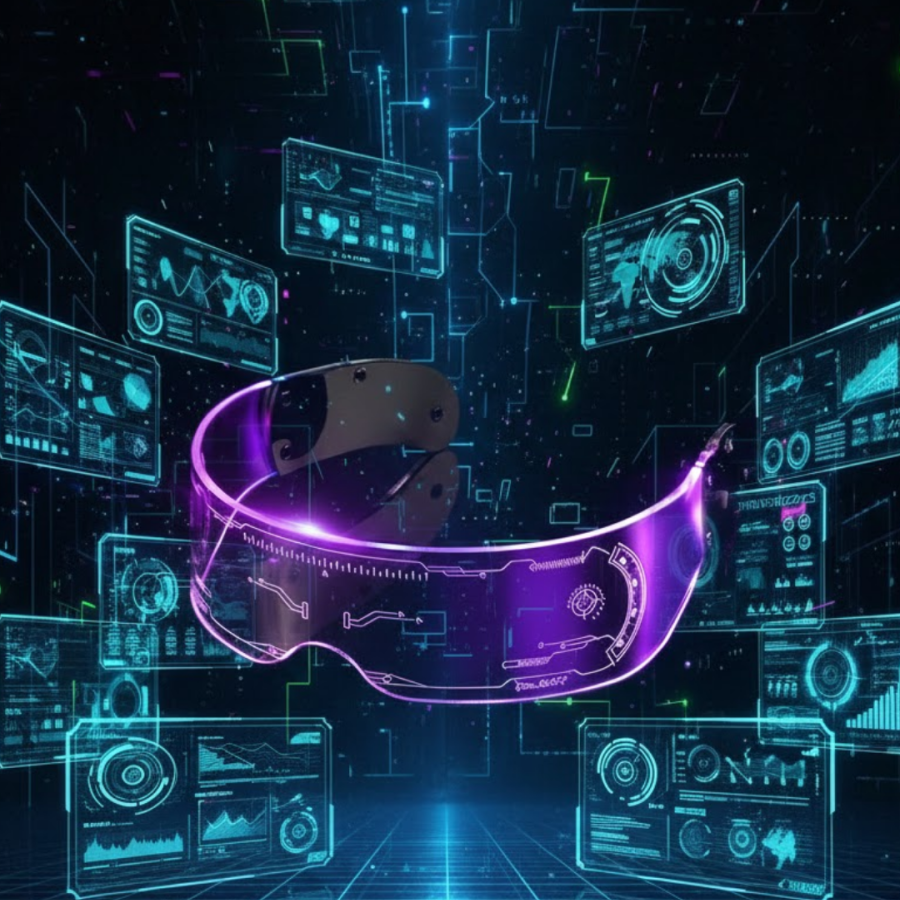 Cyberpunk LED Glasses Multi-Mode Lighted Party and Festival Accessory