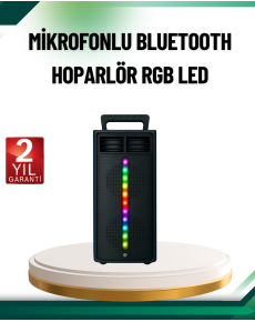 Rechargeable Lighted Bluetooth Speaker | USB, AUX, TF Card and Radio Supported