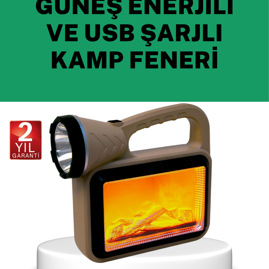 Solar Energy Flame Effect Lamp – COB Technology, Outdoor Lighting