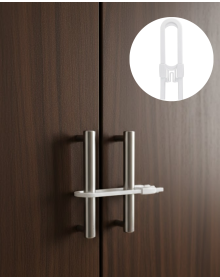 4 Piece Cabinet Door Lock Practical Protection Set for Indoor Security