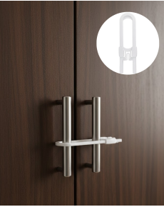 4 Piece Cabinet Door Lock Practical Protection Set for Indoor Security