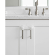 4 Pieces of Cabinet and Drawer Safety Lock with Double-Sided Tape Safe Design