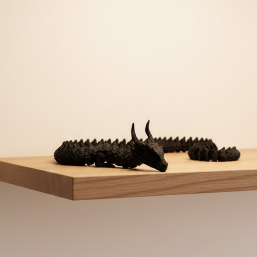 BLACK MOVING DRAGON