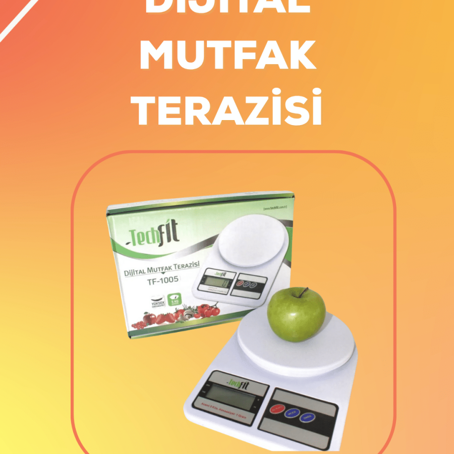 High Precision Digital Kitchen Scale with LCD Display