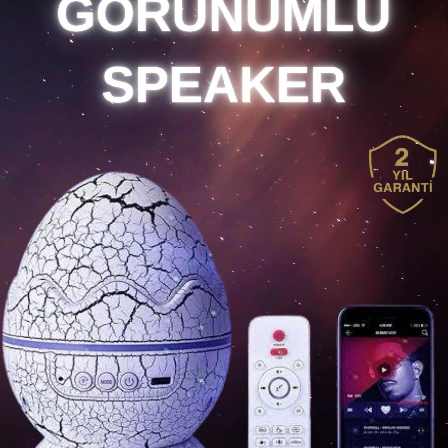 Dinosaur Speaker Color Changing Projection Mode Bluetooth Speaker Night Light