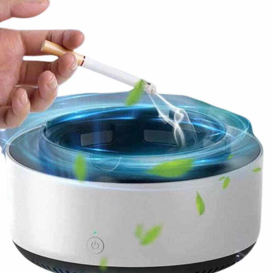 Ash Tray Air Purifier Vehicle Smart Ashtray Smoke Purifier