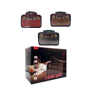 Nostalgic Radio Bluetooth Connected Music Box Wooden