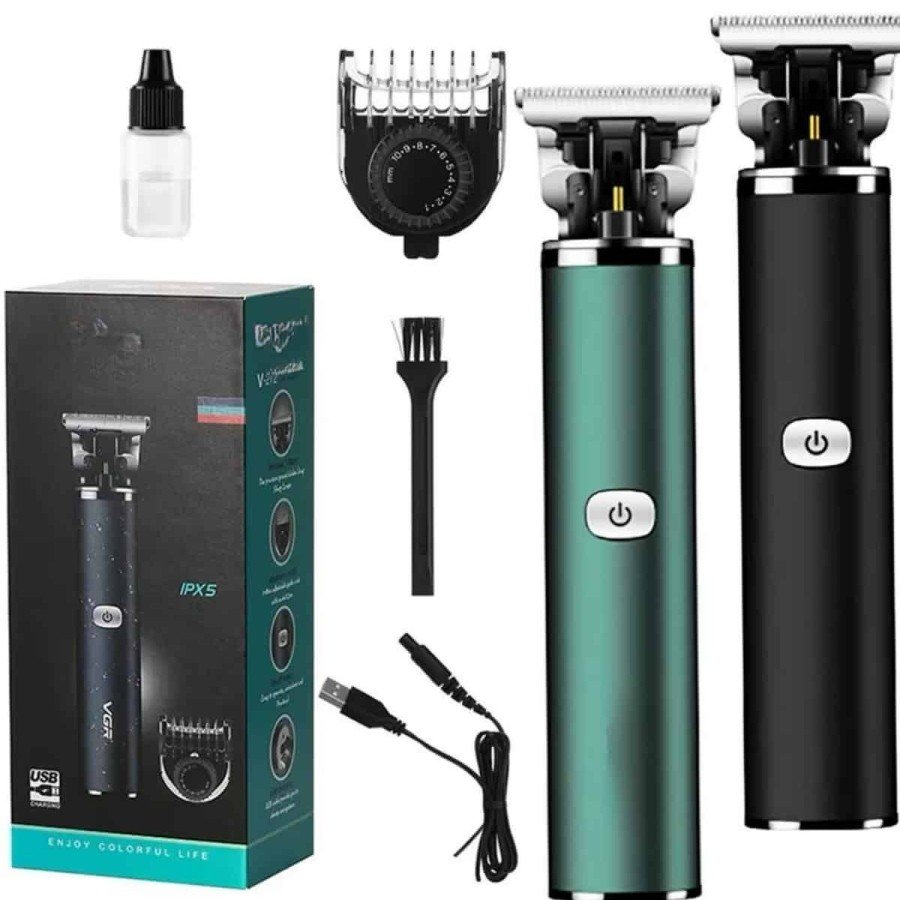 Shaver Professional Stainless Steel T-blade Hair Beard Nape Body