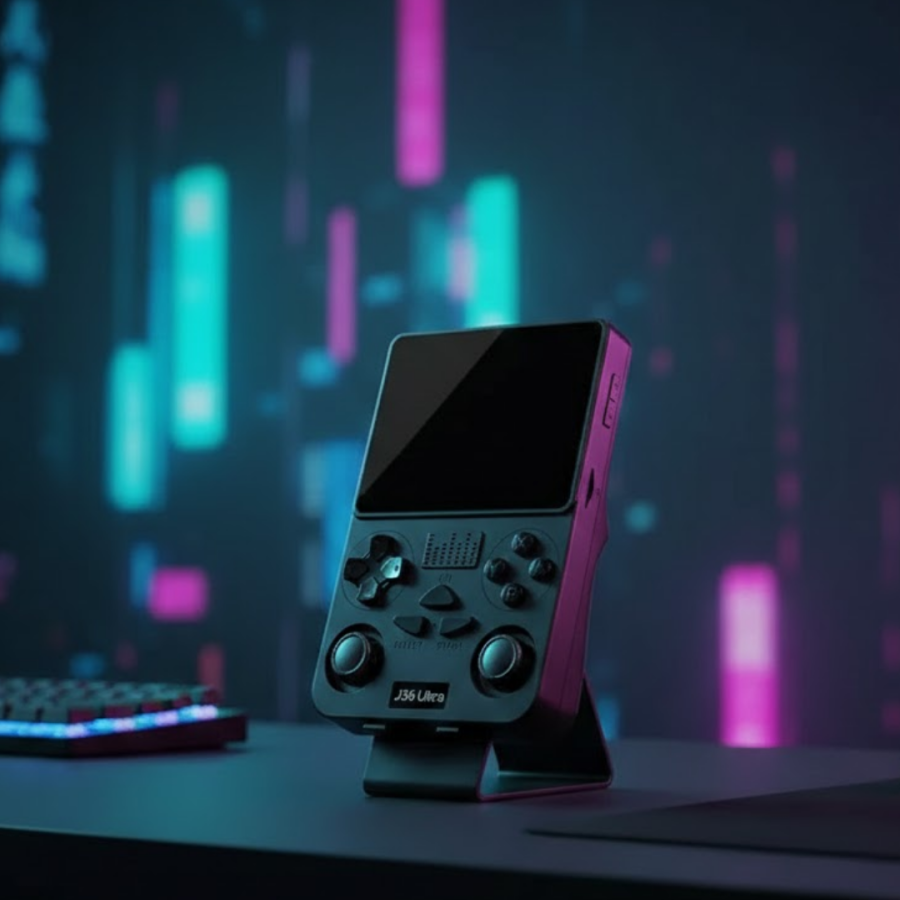 Portable Retro Console Offering Nostalgic Gaming Experience