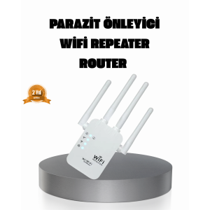 300Mbps Wireless Signal Booster with 50 Devices Support RJ45 Wired Usage