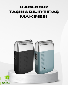Wireless Rechargeable Beard Shaver – Dry Use, Long Battery Life