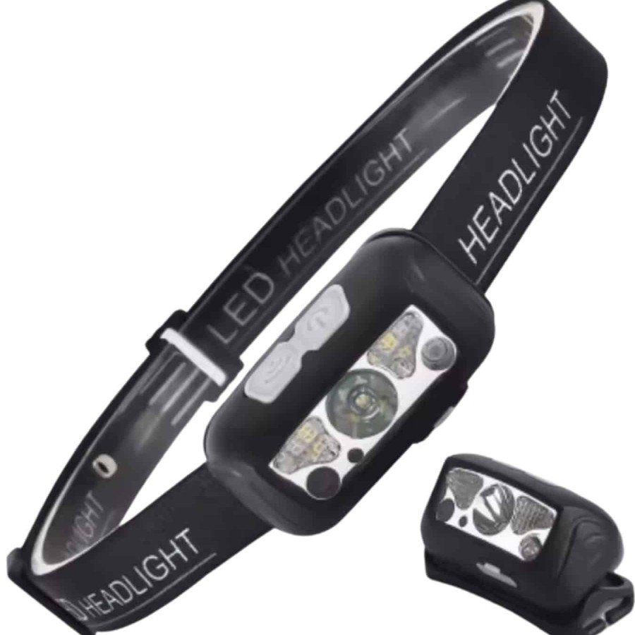 Sensor Rechargeable Type-c Charging Light Head Lamp Camping Lamp