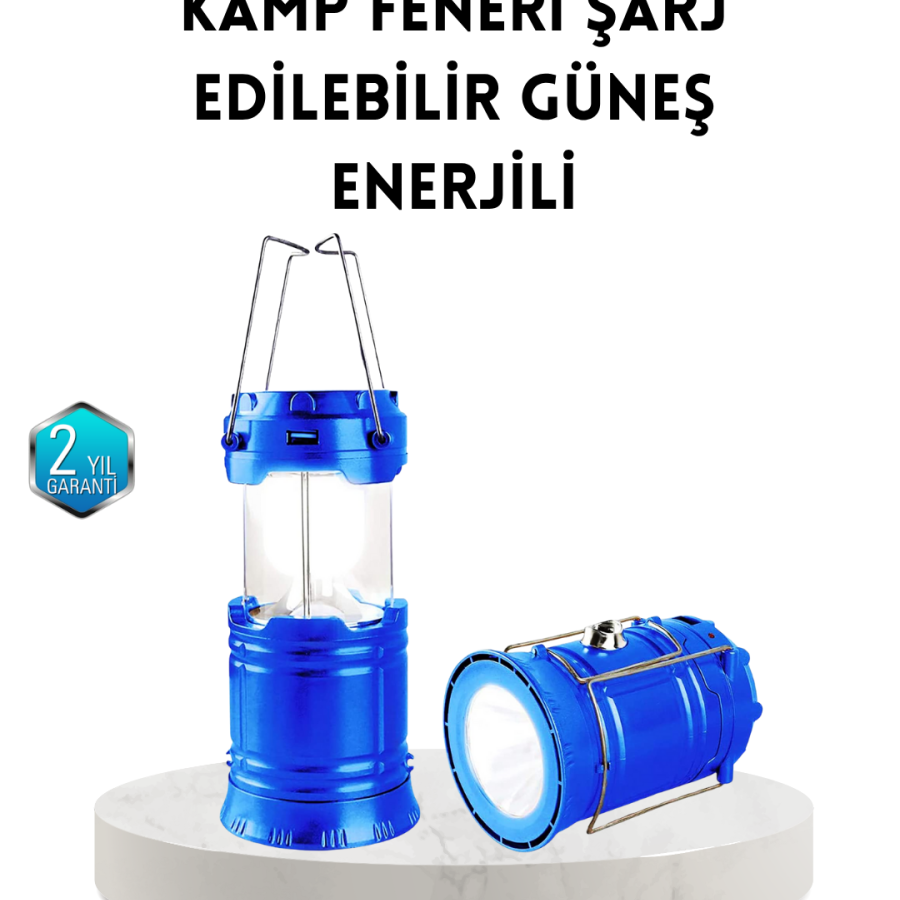 Solar Powered Camping Lantern Lightweight Portable Long Lasting