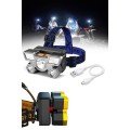 Head Lamp 800 Lumen 4 Modes High Light Flashing Rechargeable LED Lamp