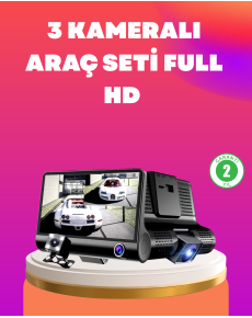 Vehicle Camera that Records from All Angles with Double and Triple Lens Options