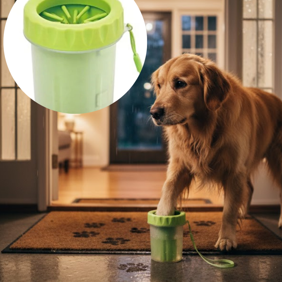 Paw Washing Bowl Practical Hygiene Solution for Medium and Large Breed Dogs