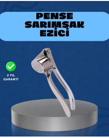 Kitchen Garlic Crusher Strong Mechanism with Anti-Slip Handle