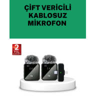 Dual Wireless Lavalier Microphone for Live Broadcast and Video Shooting