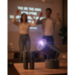 1080P Portable Projection WiFi Bluetooth Supported