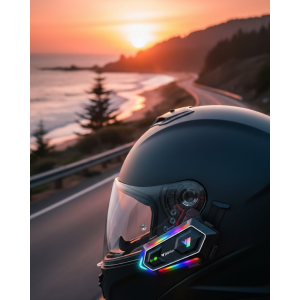 BT5.3 Chip In-Helmet Bluetooth Headset 25 Hours Battery