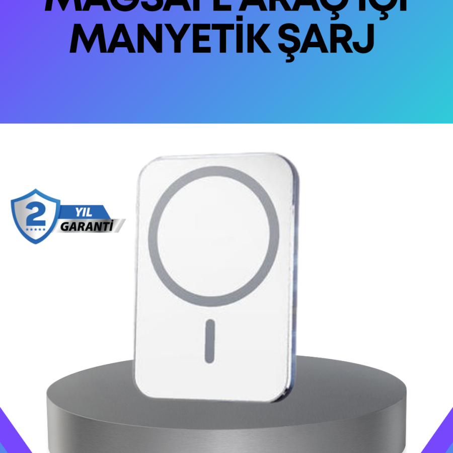 360° Rotating Head MagSafe Car Phone Holder Fast Charging