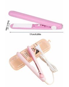 Mini Straightener Ceramic Coating Travel Type Anti-Frizz Mini Straightener Ceramic Coating Travel Type Anti-Frizz